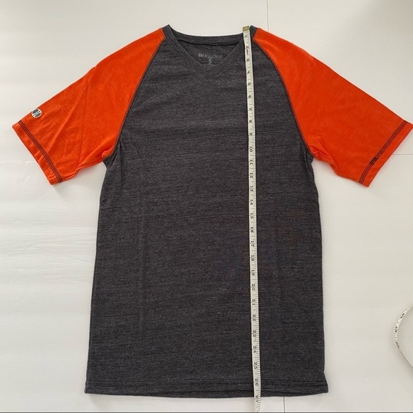 Holloway baseball tee orange grey Small - Picture 7 of 8